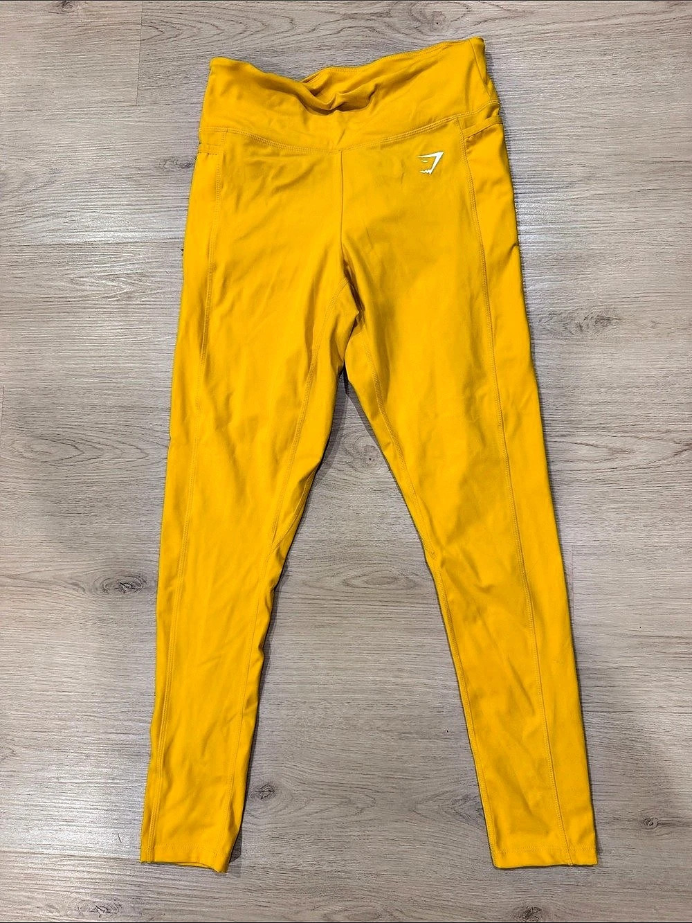 Gymshark Training Pocket Leggings Yellow Medium
